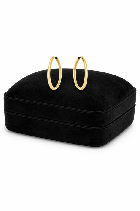 Cercei aur 14 kt rotunzi