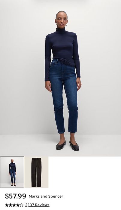 Дамски дънки Marks & Spenser