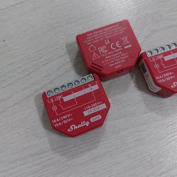 Shelly 1PM Gen4 – Смарт реле с Енергомер (Wi-Fi, Zigbee, Matter) 16A