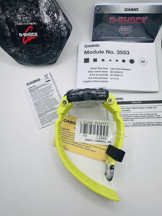 *Чисто Нов* Casio G-Shock GW-9500MRY-1A9ER Mudman *NEON*
