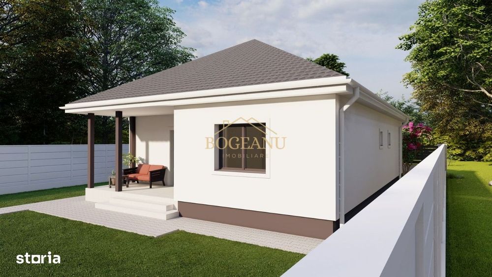 BG124-Teren cu Aut.Constr Proiect Casa parter 614 mp