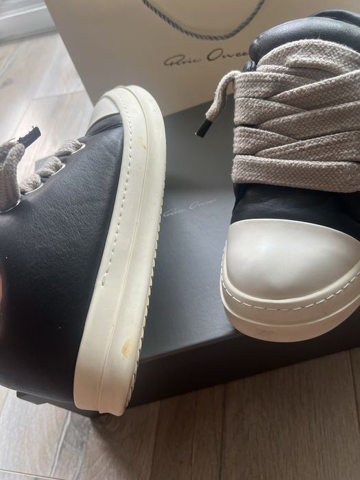 Rick Owens jumbo laces low