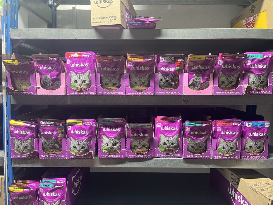 Корм для кошек феликс, вискас, шеба