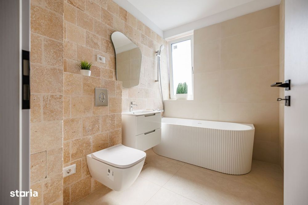 Apartament 2 camere, mobilat si utilat, terasa 12,8 mp | Comision 0