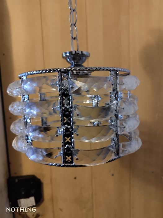 Люстра Стекло, металл, дерево E27