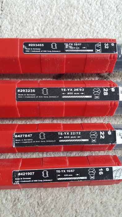 Burghiu Hilti ,descarcatoare- SPD-uri.Carote Hilt.
