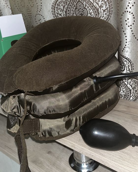 Воротник компрессионный надувной для вытяжки массажёр