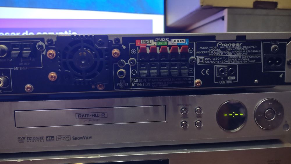 Amplituner Pioneer Multichannel receiver VSX-C 550 S