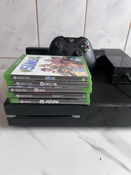 Xbox one 400 gb cu kinect + jocuri