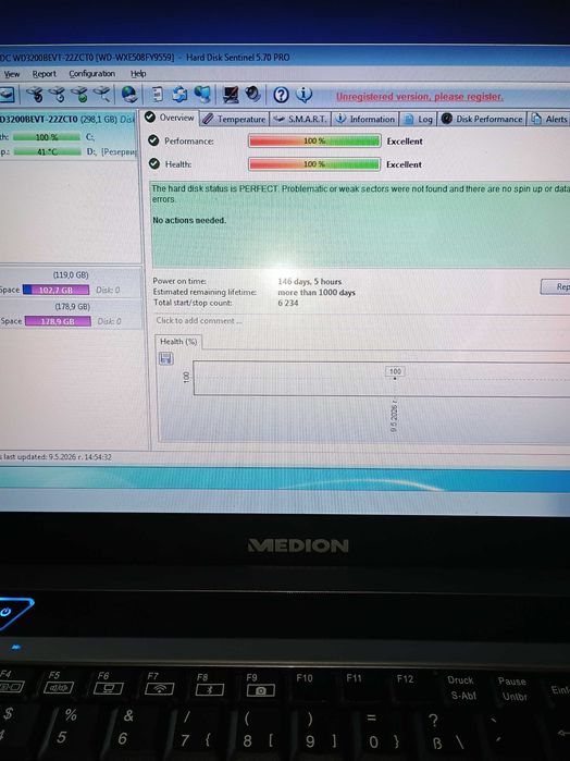 Лаптоп Medion 15.6