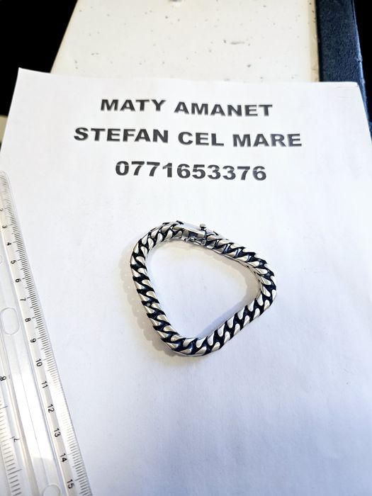 Vand bratara din argint 925 61.23 g cod 621