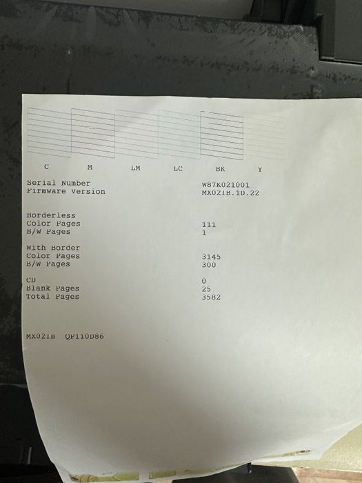 Цветной принтер Epson L805 пробег 3000