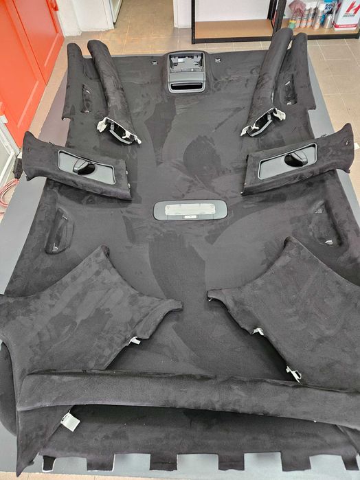 Material textil/alcantara retapitare Vw + kit plafon instelat