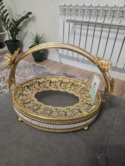 Ваза для конфет, фруктов, орехов, 1 штуки