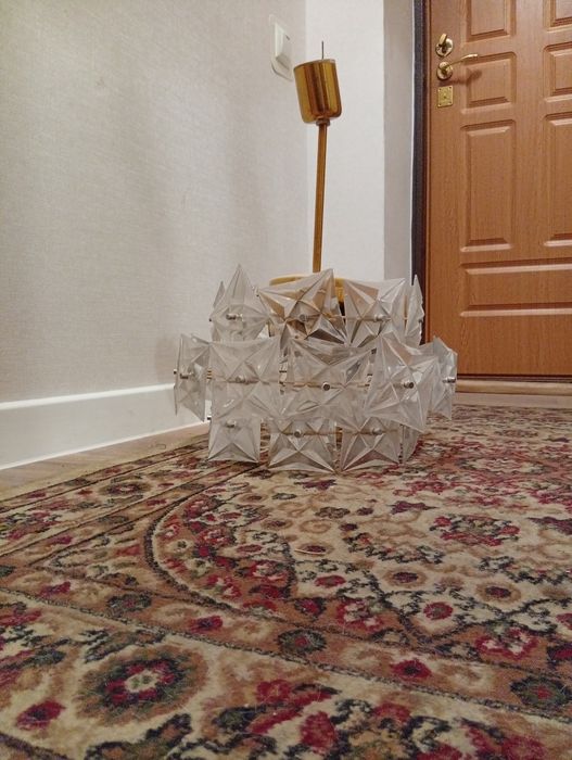 Люстра винтажная Искра, ссср