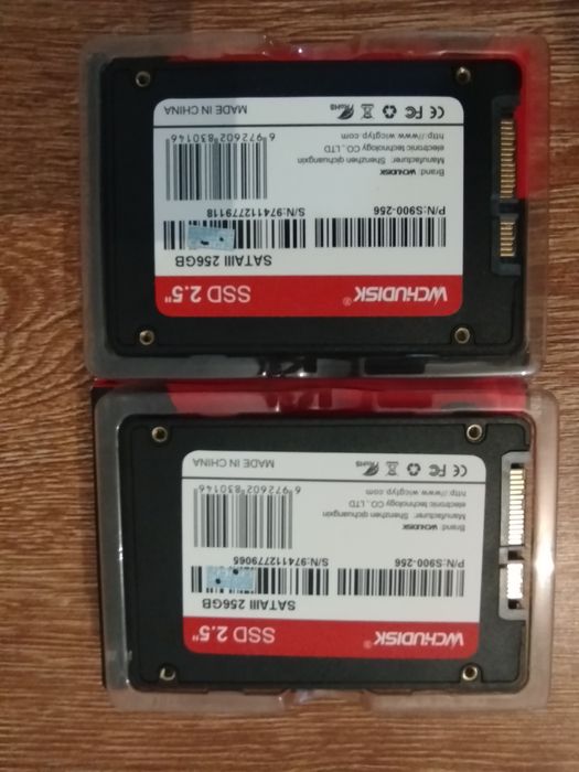 HDD 500 gb va SSD 256GB