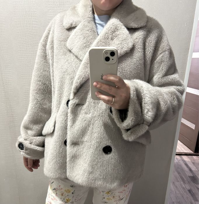 Шуба искуственная норка