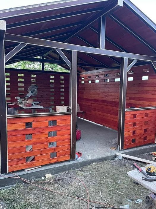 căsuțe  foișoare  terase  pergole etc