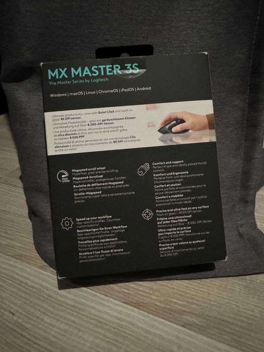 Mouse Wireless MX Master 3S Performance, Gri