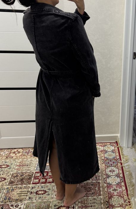 Джинсовый тренч, 42-44 размер