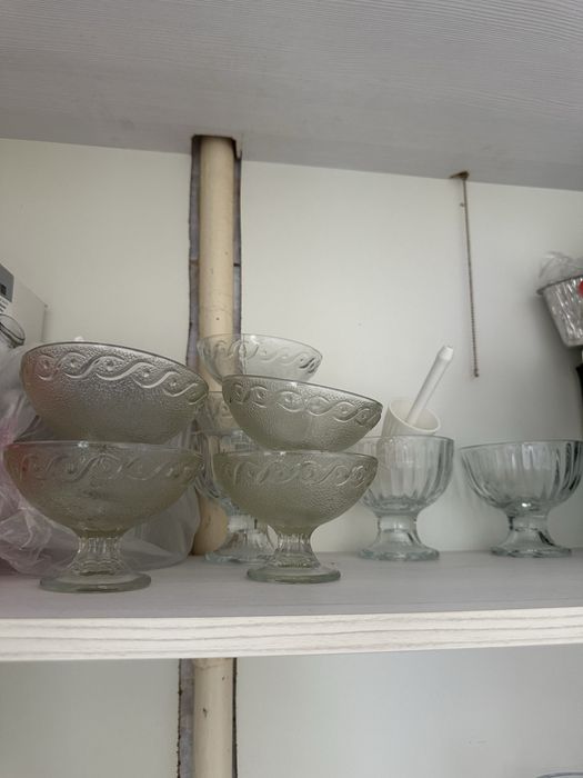 Хрустальные вазы по 500 тг