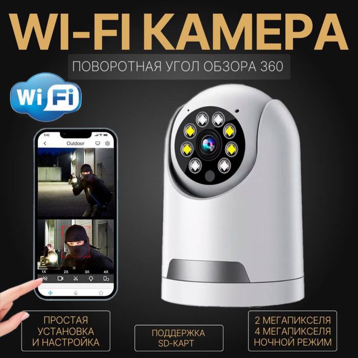 Внутренняя WiFi камера видеонаблюдения