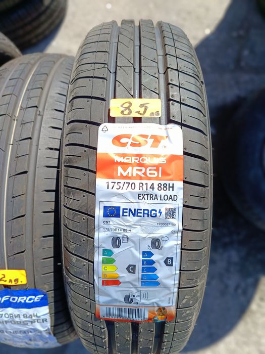 НОВИ ЛЕТНИ -14цола-175/70-1бр.-82лв."-с монтаж и баланс