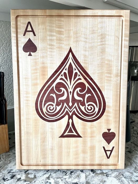 Поднос из дерева с ручками и гравировкой | Для сервировки и подарка