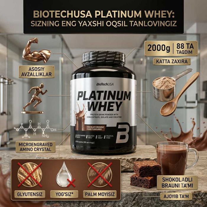 BioTech Iso Whey Platinum – премиальный сывороточный протеин.