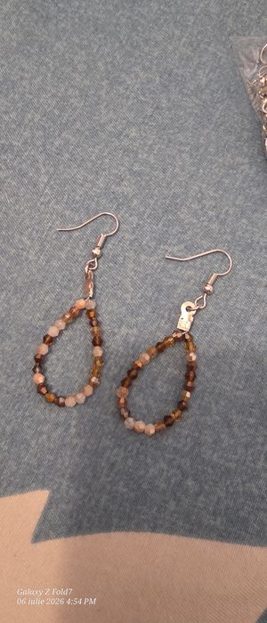 Vând inele handmade și cercei set