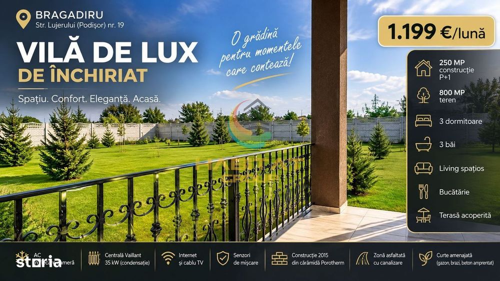 Inchireiere Casa Individuală 4 camere - Bragadiru | CURTE 800 mp