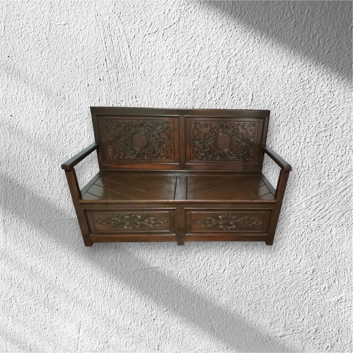 Vand banca cu lada cu dimensiune 160 cm/66 cm cu h 107 cm