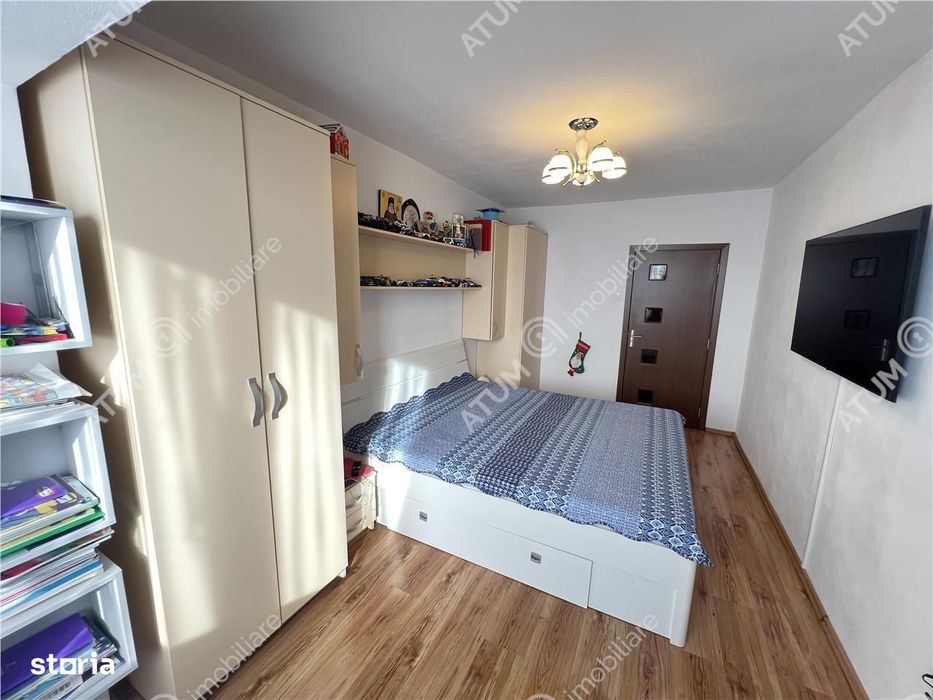 Apartament 3 camere mobilate utilate 2 bai pivnita zona Turnisor Sibiu