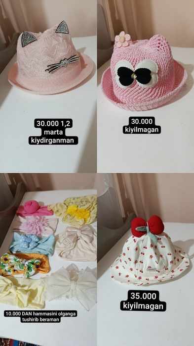 Qizaloqlar uchun bosh kiyim