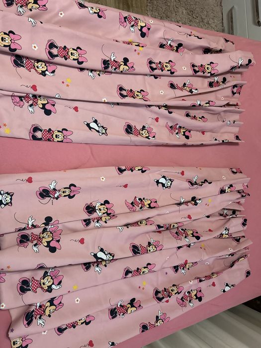 Детски плътни пердета Мини Маус