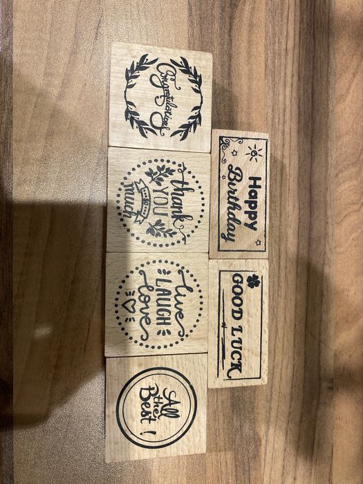 Set stampile din lemn
