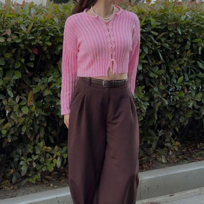 Укороченная кофта