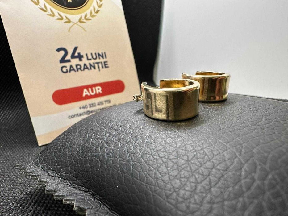 Cercei aur 14k 2.97g (AG29 Siraj B.34456.1) Garantie 2 ani!