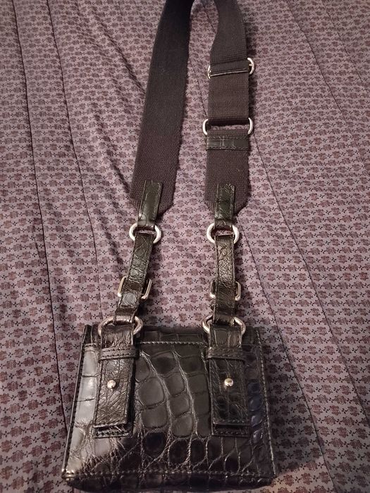 Елегантна дамска чанта на Donna Elissa от естествена кожа черен цвят