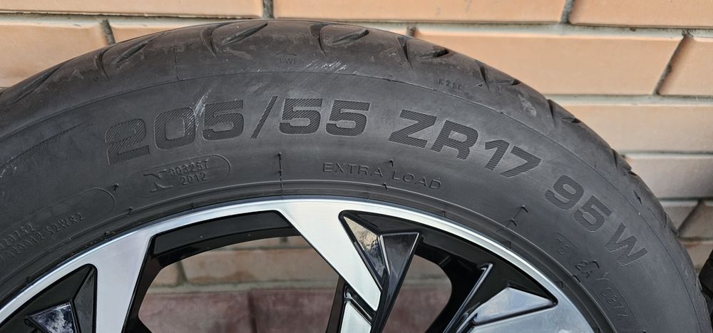 Шины с дисками 205/55/17 4×100