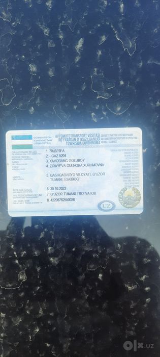 Gaz 5204 sotiladi
