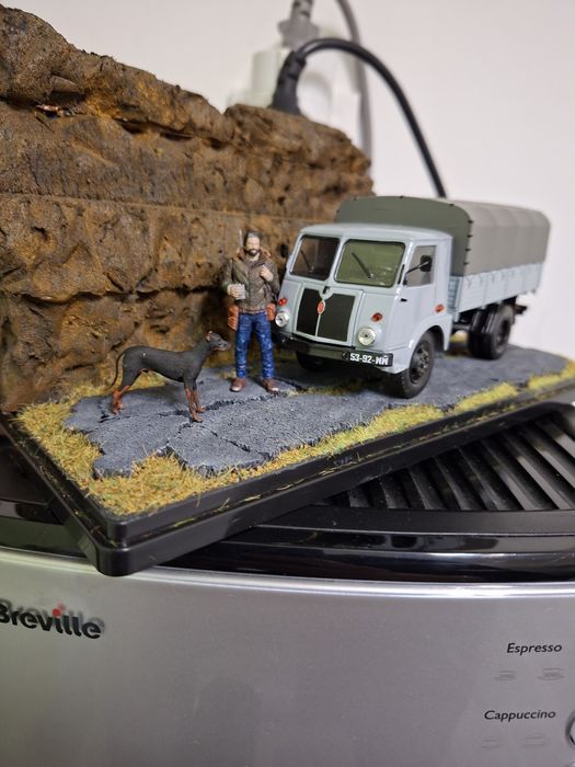 Diorama peisaj de munte scara 1.43