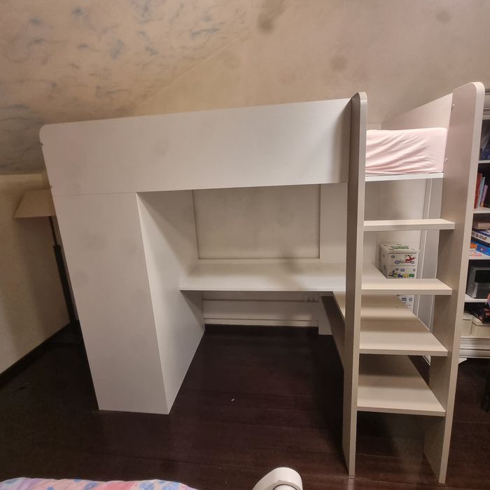 Birou+pat suspendat+dulap haine