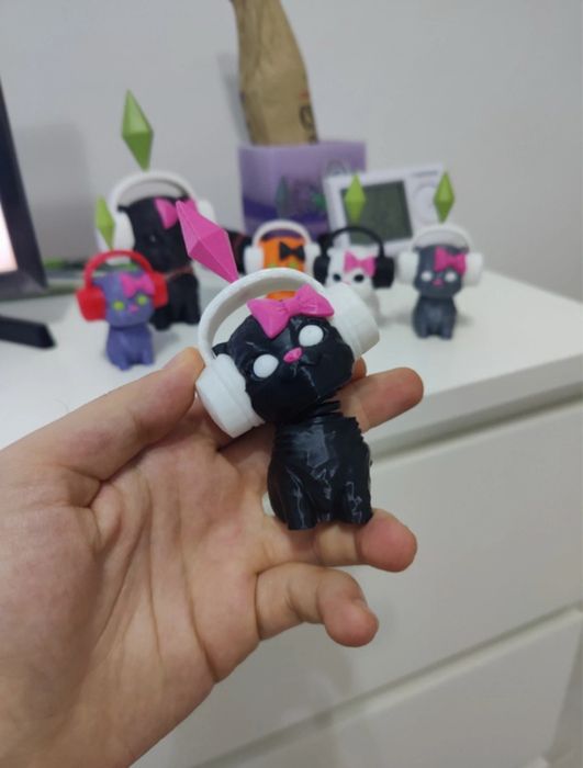 Pisicute sims cu arc personalizate