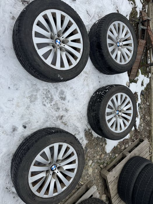 Jante cu cauciucuri iarna 245/50r18 seria 7 bmw f01 f02 ...