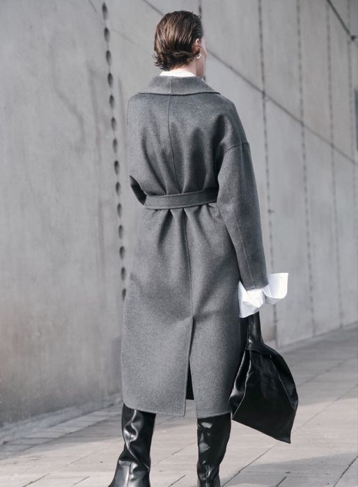 Палто h&m със съдържание на вълна