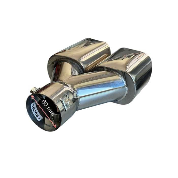 Накрайник ауспух 331 входа-60мм изхода-80/60мм