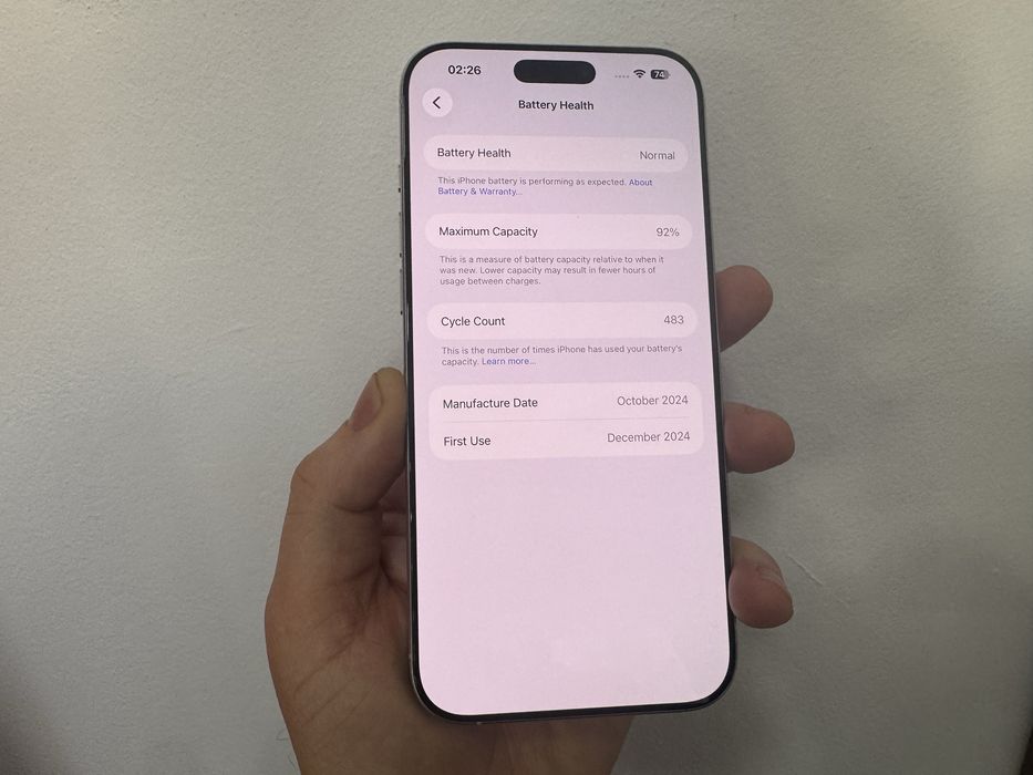 Iphone 16 Pro Max, 1TB, White Titanium