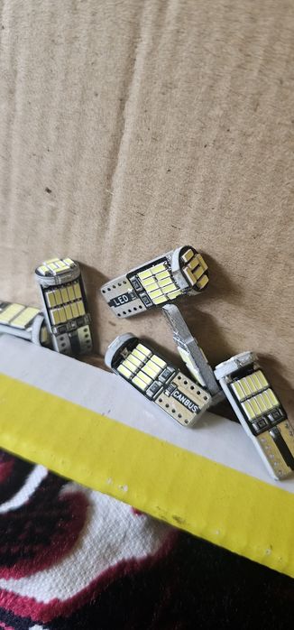 Becuri poziție, numar, interior led w5w