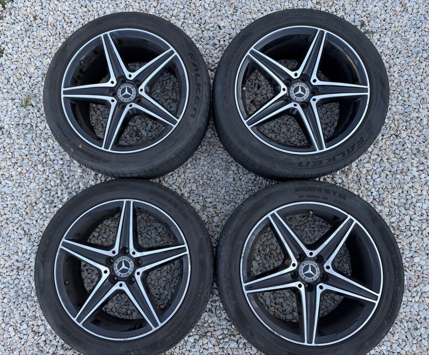 4бр. ОРИГИНАЛНИ 18" СПОРТ-ПАКЕТ "AMG" Джанти 5х112 за *MERCEDES-Benz W213/W205/други*